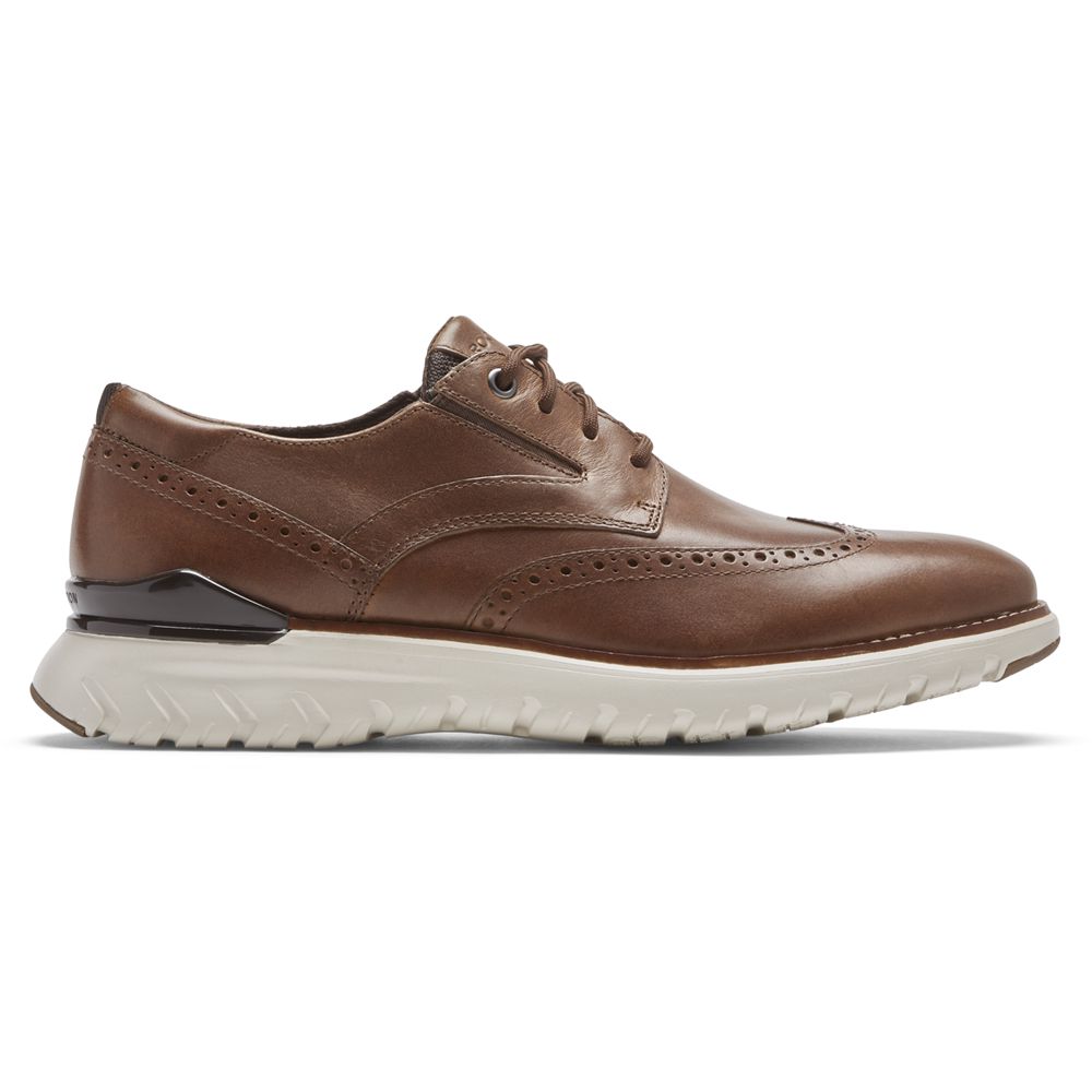 Rockport Canada Total Motion Sport Wingtip - Mens Oxfords Brown (KYW715840)